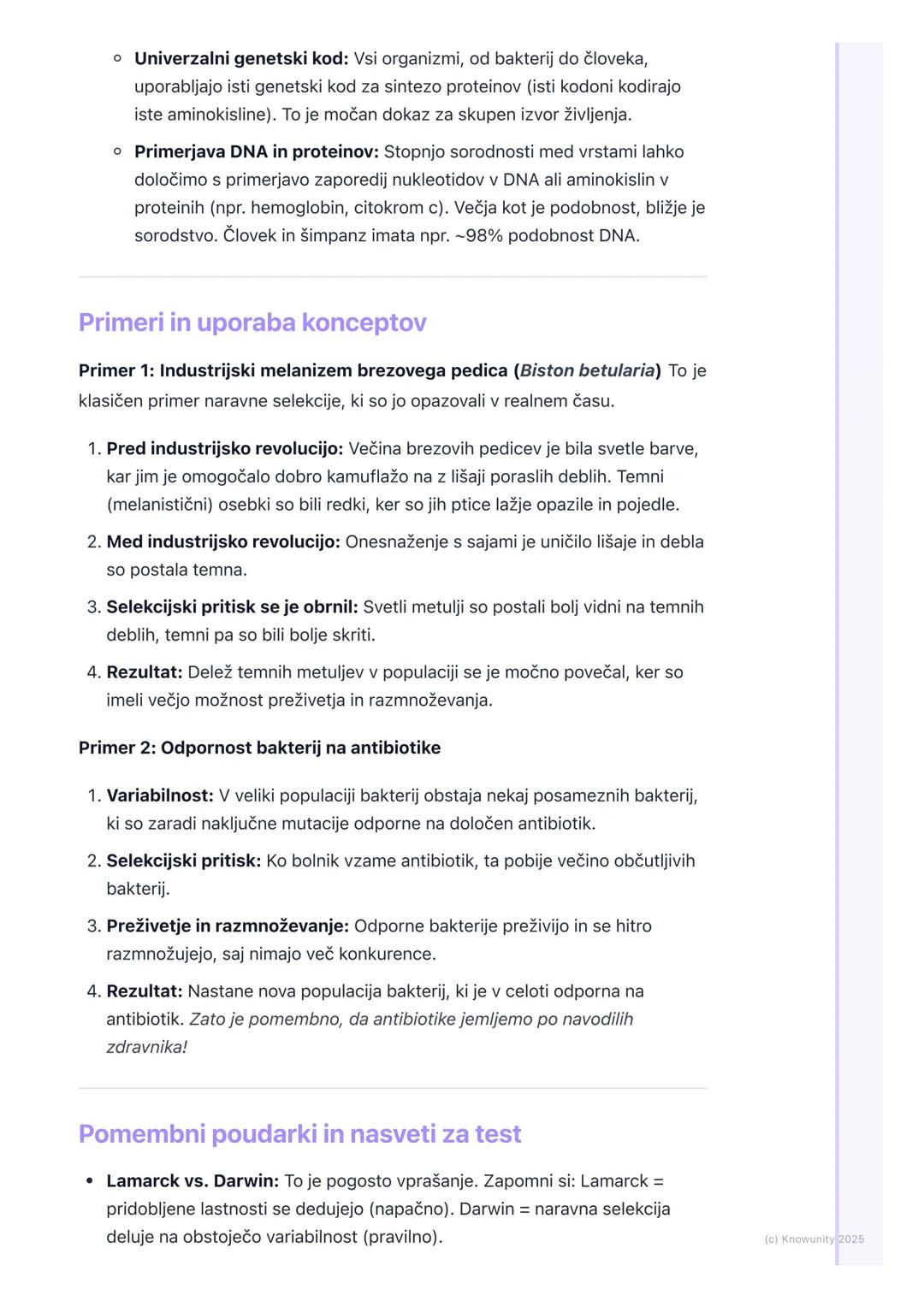 # Zgodovina evolucijske misli in
dokazi za evolucijo

Uvod v evolucijsko misel

Evolucija je osrednji koncept v biologiji, ki pojasnjuje, ka