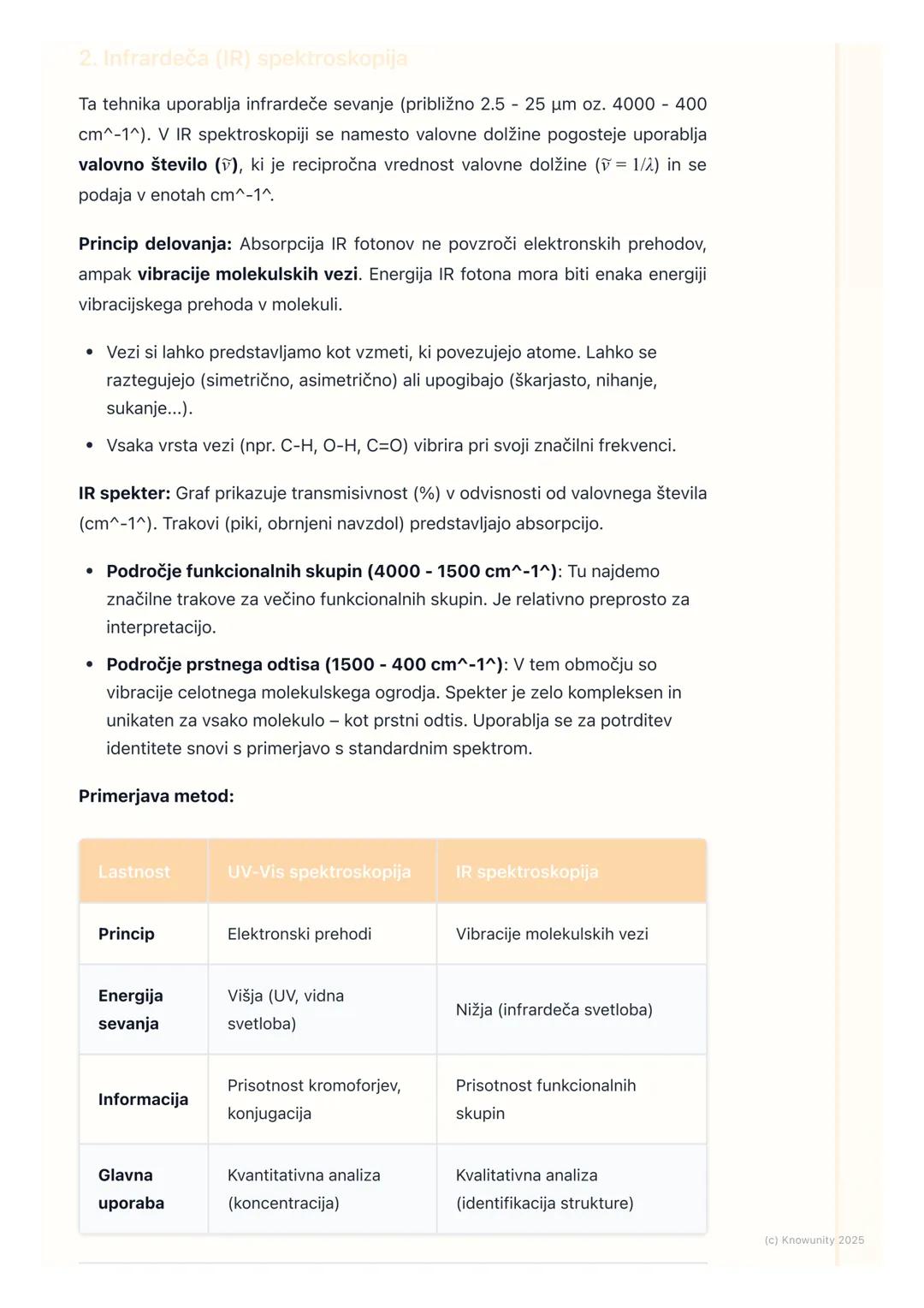 # 5.2 Spektroskopske metode
(osnove)

Uvod v spektroskopske metode

Spektroskopija je veda, ki preučuje interakcijo med snovjo in elektromag