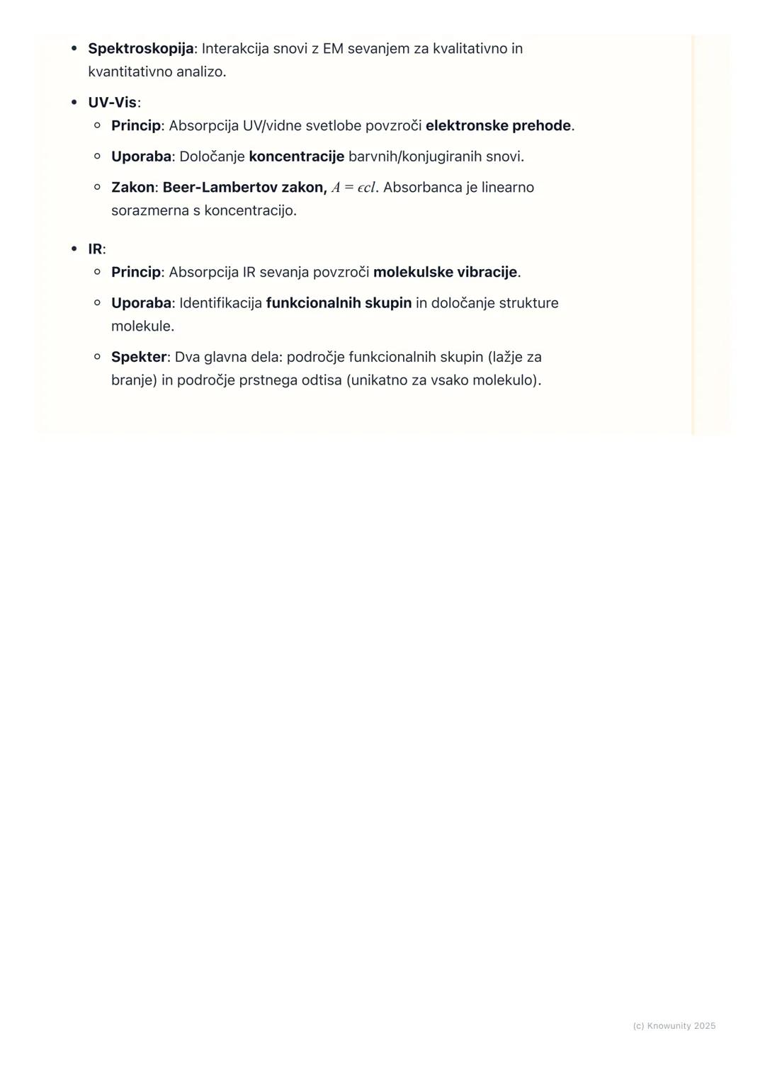 # 5.2 Spektroskopske metode
(osnove)

Uvod v spektroskopske metode

Spektroskopija je veda, ki preučuje interakcijo med snovjo in elektromag