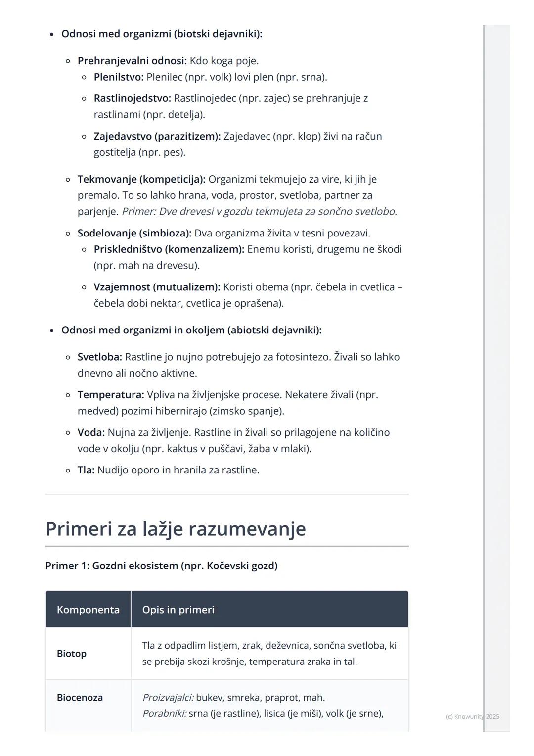 # Ekosistemi

Uvod v ekosisteme

Ekosistemi so osnova za razumevanje narave. To je tema pri biologiji, ki
pojasni, kako so živa bitja in nji