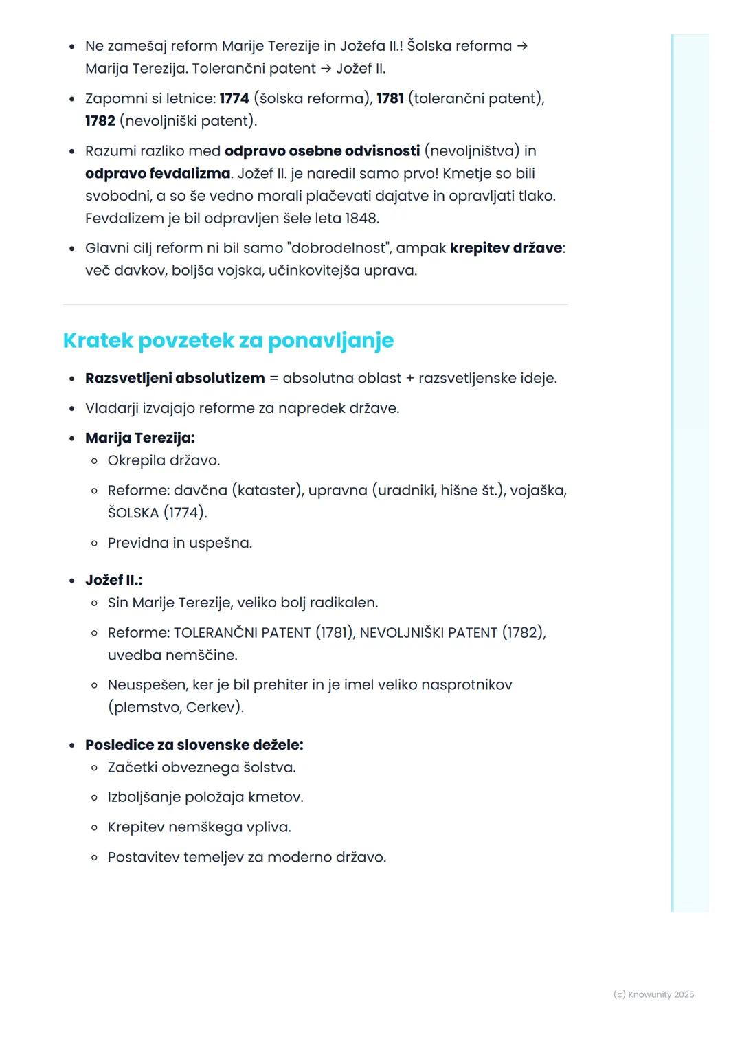 # Razsvetljeni absolutizem

## Kaj je razsvetljeni absolutizem?

To je oblika vladanja v 18. stoletju. Vladar ima še vedno vso oblast
(absol