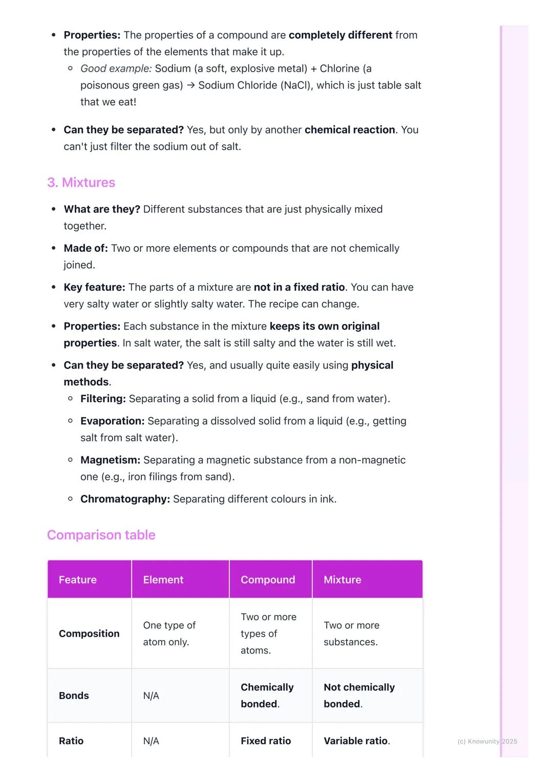 # Elements, Compounds, and
# Mixtures

## Introduction to substances

Everything around us is made of matter. This topic is all about how we