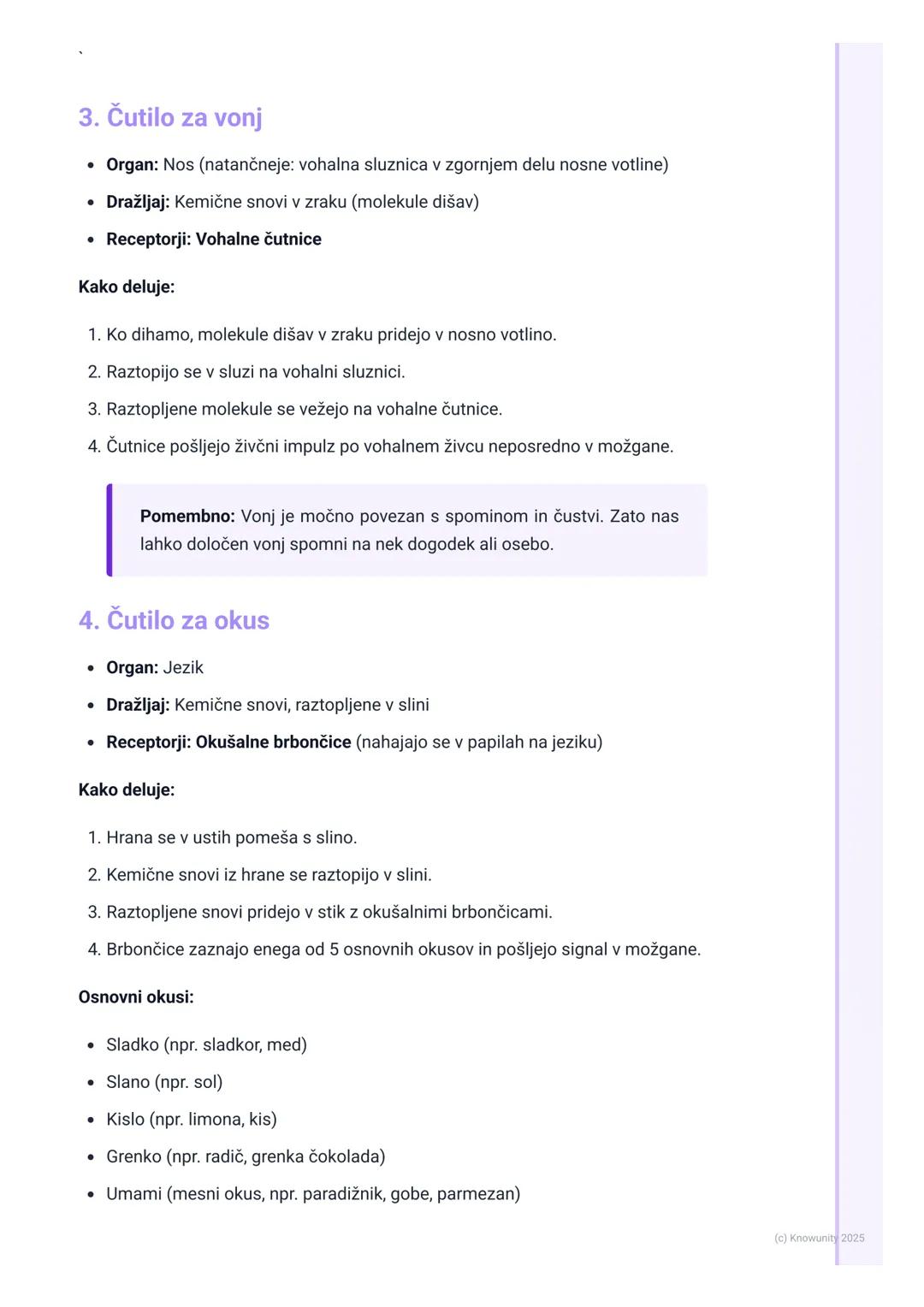 # Čutila

Uvod v čutila

Čutila so naš stik s svetom. Z njimi zaznavamo vse, kar se dogaja okoli nas in v
našem telesu. Brez njih ne bi vede