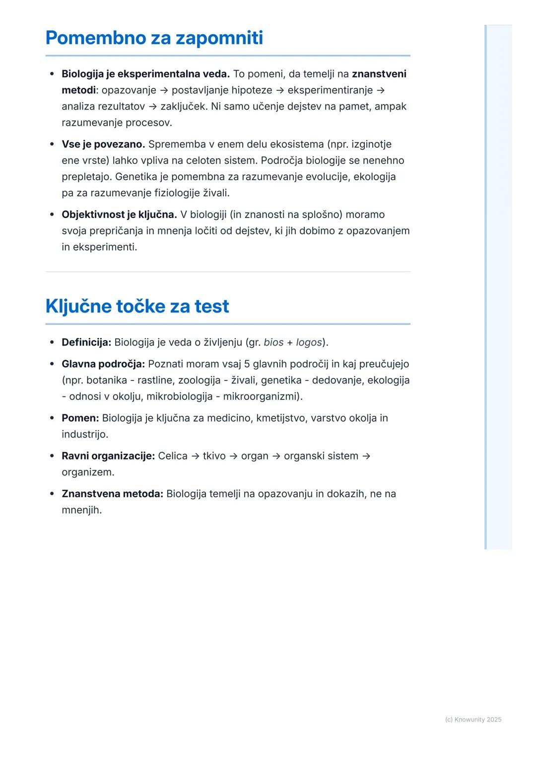 # Kaj je biologija?

## Kaj sploh je biologija?

Biologija je naravoslovna veda, ki preučuje življenje in žive organizme. Ime
izvira iz gršk