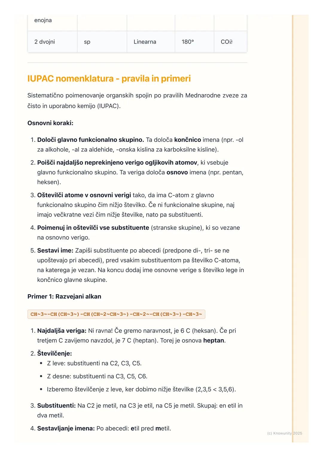 # Osnovni pojmi in
nomenklatura organskih
spojin

Uvod in ponovitev

Organska kemija je kemija ogljikovih spojin. Ogljik je poseben, ker lah