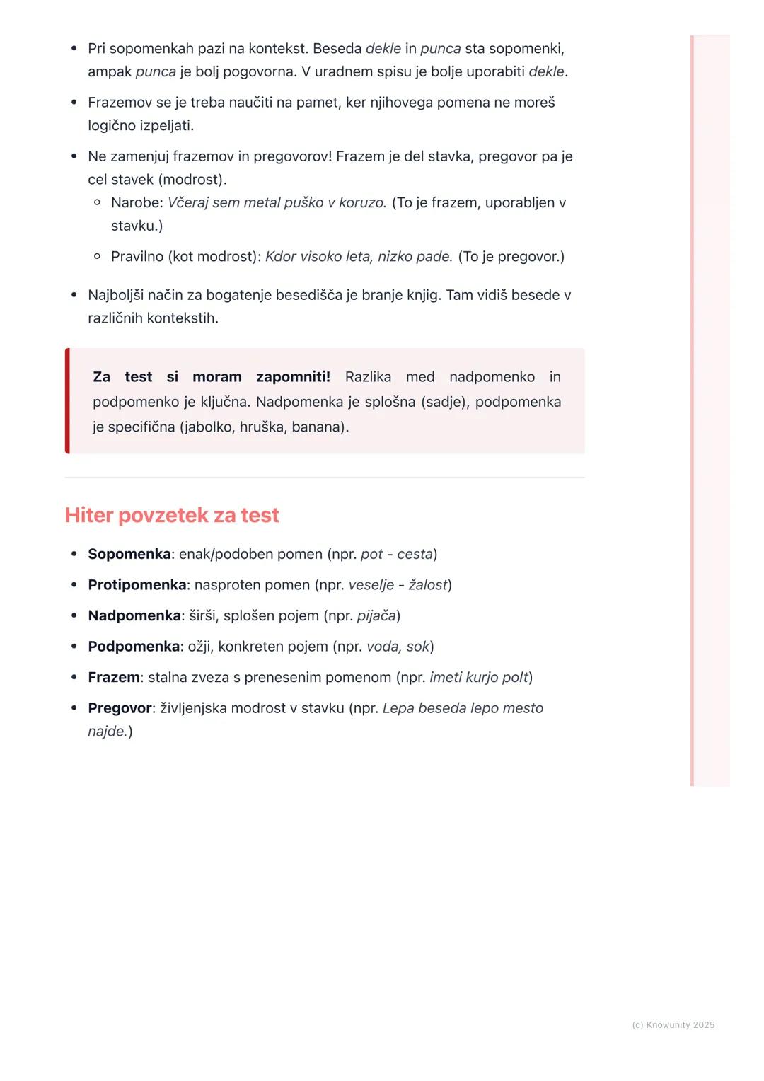 # Besedni zaklad in pomen
besed

Besedni zaklad in pomen besed

Besedni zaklad (ali besedišče) so vse besede, ki jih poznamo in uporabljamo.