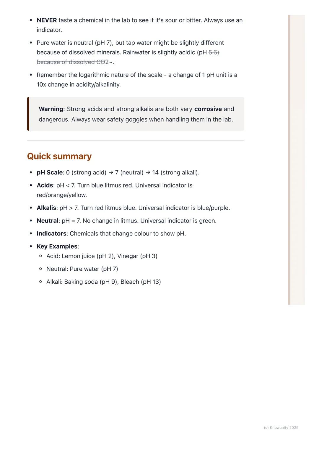 # The pH Scale

What is the pH scale?

The pH scale is a way to measure how acidic or alkaline a substance is. It's a
numerical scale that g