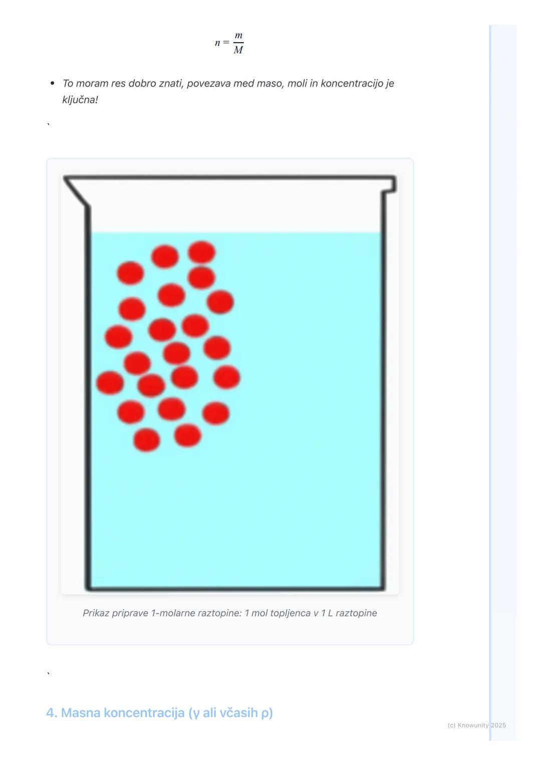 # Koncentracije raztopin

Uvod v koncentracije raztopin

Koncentracija raztopine nam pove, koliko topljenca je raztopljenega v določeni
koli