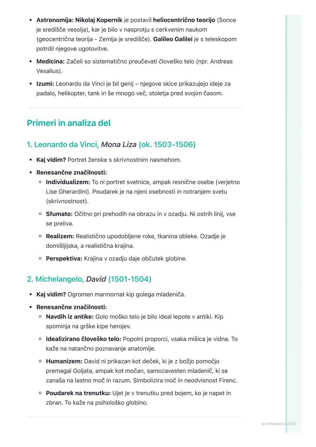 # Renesansa in humanizem:
# Preporod umetnosti in
# znanosti

Kaj je renesansa in humanizem?

To je obdobje v zgodovini (približno 14. do 16