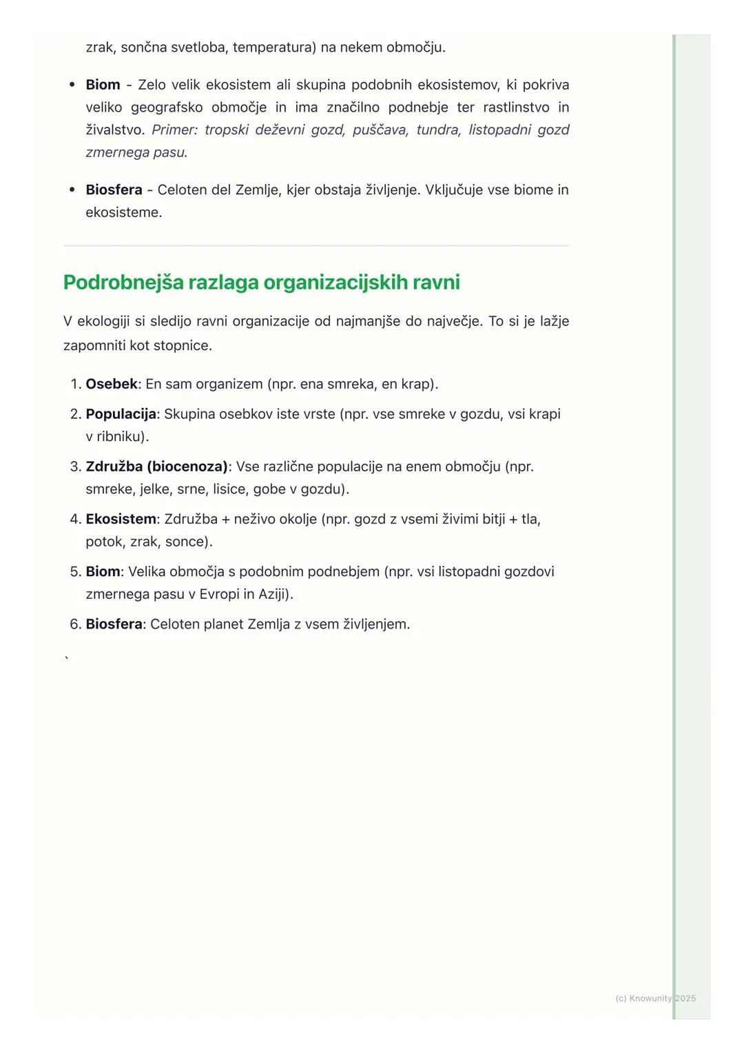 # Osnovni ekološki pojmi

Uvod v osnovne ekološke pojme

Ekologija je veda, ki preučuje odnose med živimi bitji (organizmi) in njihovim
okol