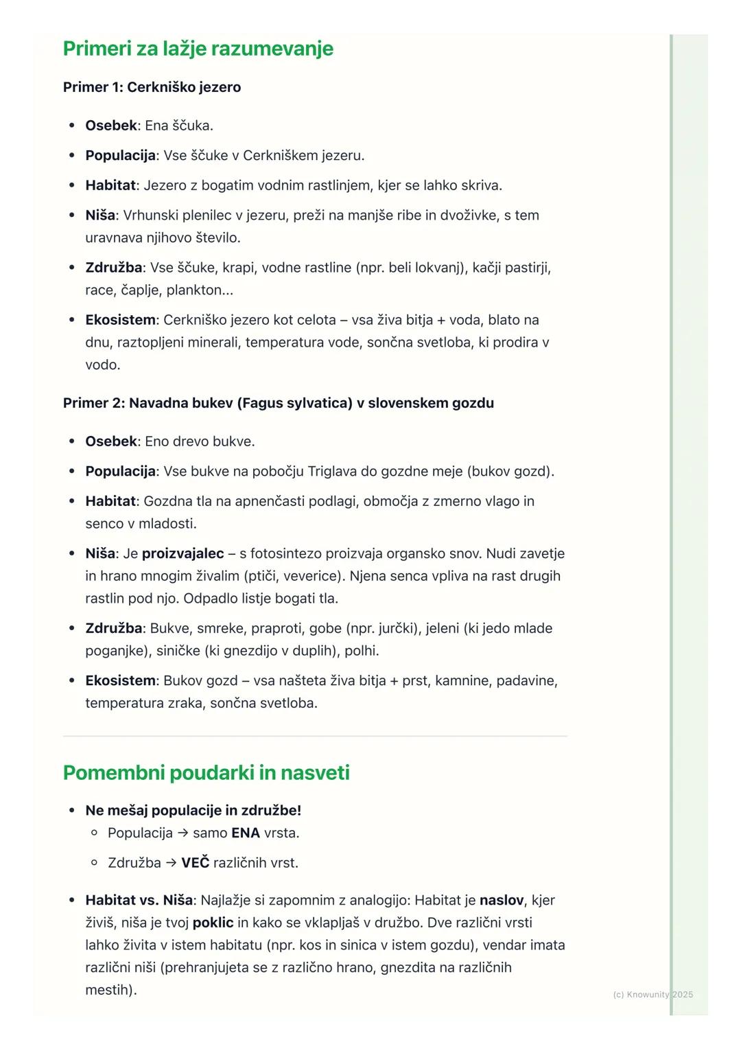 # Osnovni ekološki pojmi

Uvod v osnovne ekološke pojme

Ekologija je veda, ki preučuje odnose med živimi bitji (organizmi) in njihovim
okol