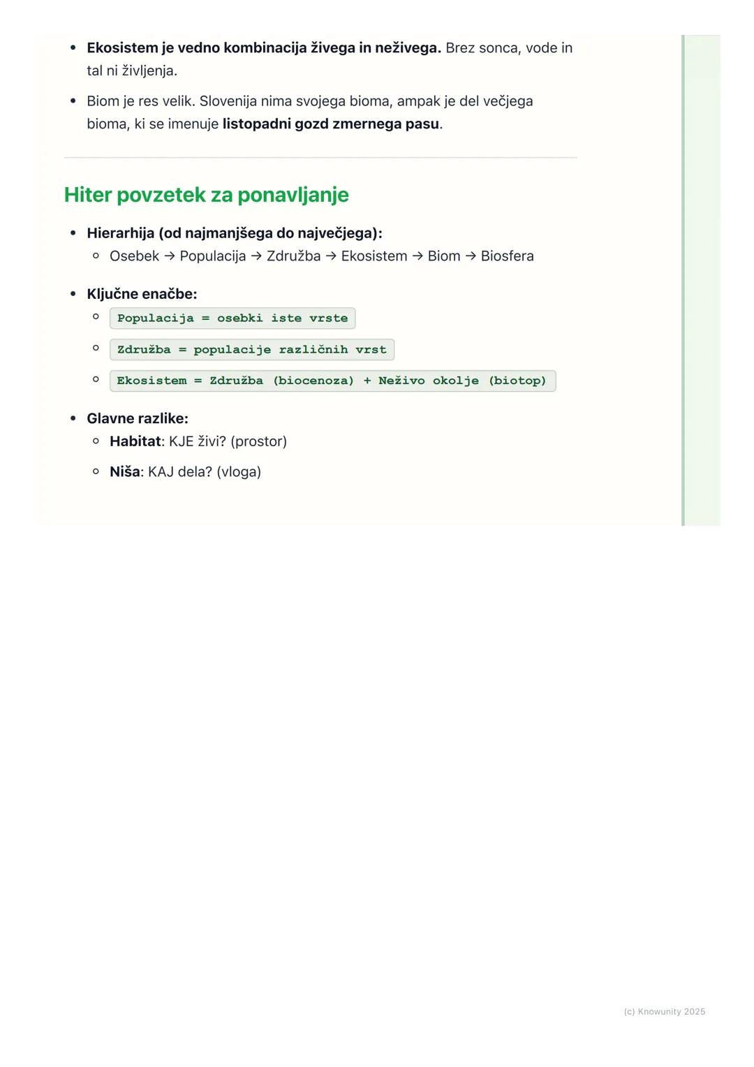# Osnovni ekološki pojmi

Uvod v osnovne ekološke pojme

Ekologija je veda, ki preučuje odnose med živimi bitji (organizmi) in njihovim
okol