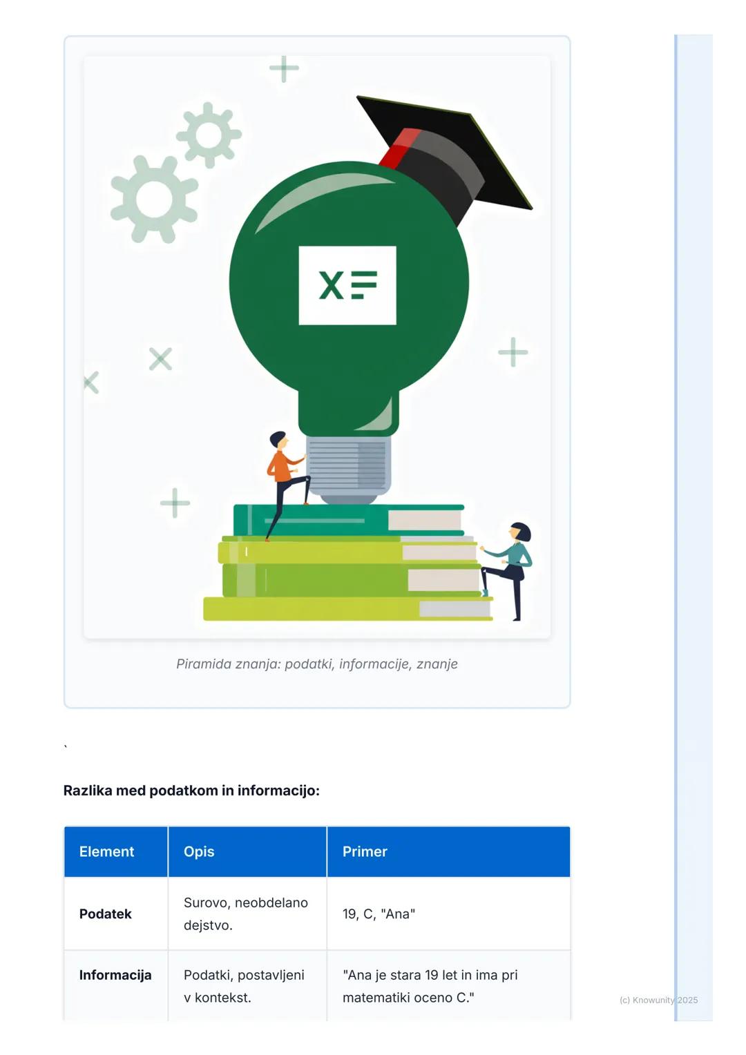 # Kaj je informatika?

Kaj je informatika?

Informatika je znanstvena veda, ki se ukvarja s podatki in informacijami. Ne
gre samo za uporabo