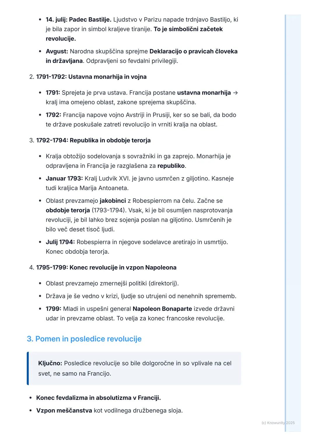 # Francoska revolucija: Vzroki,
potek in pomen

Francoska revolucija: Vzroki, potek in pomen

Francoska revolucija je bila eno najpomembnejš