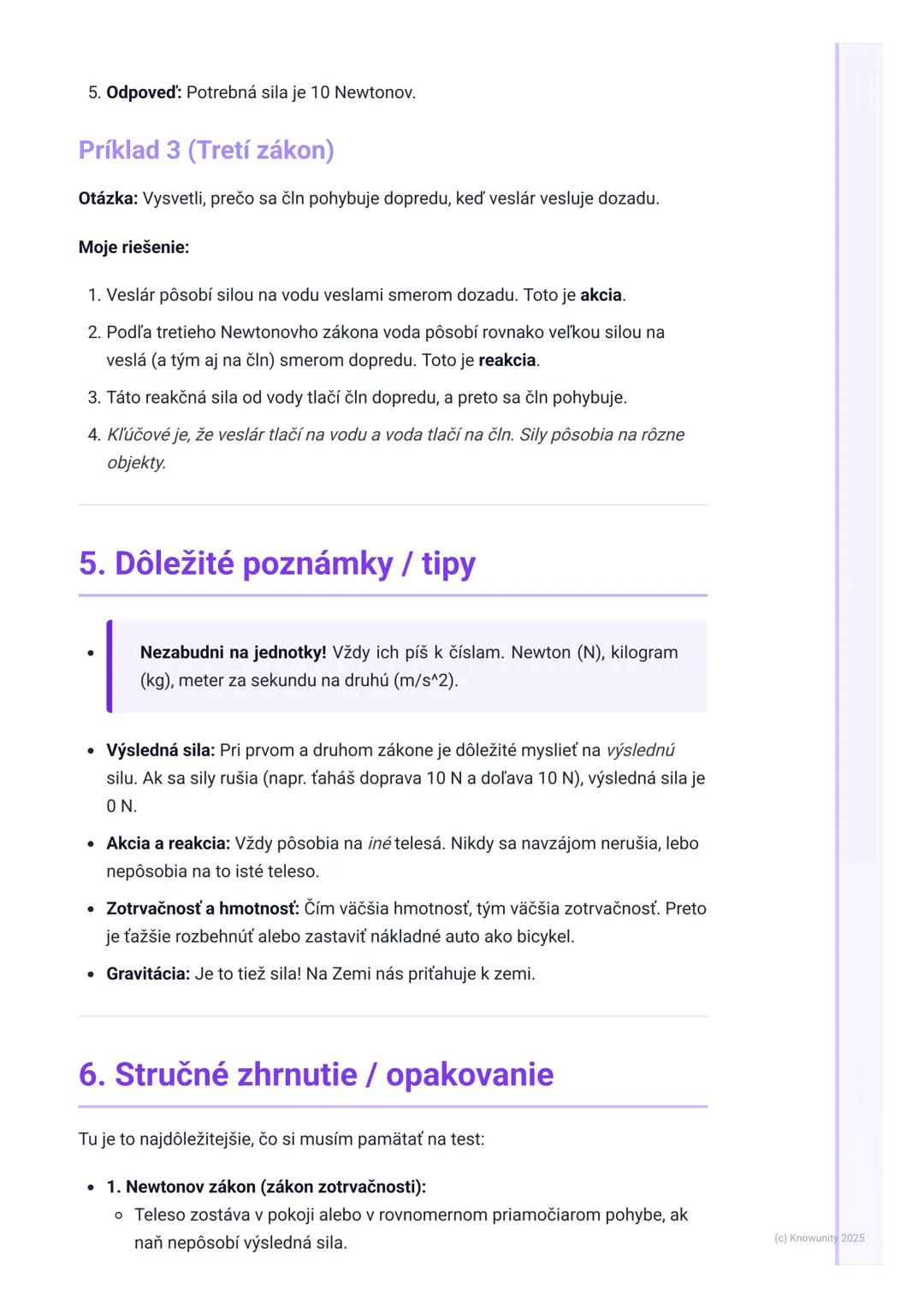 # Newtonove zákony pohybu

1. Prehľad / úvod

Newtonove zákony pohybu sú super dôležité v fyzike, lebo nám pomáhajú
pochopiť, prečo sa veci 