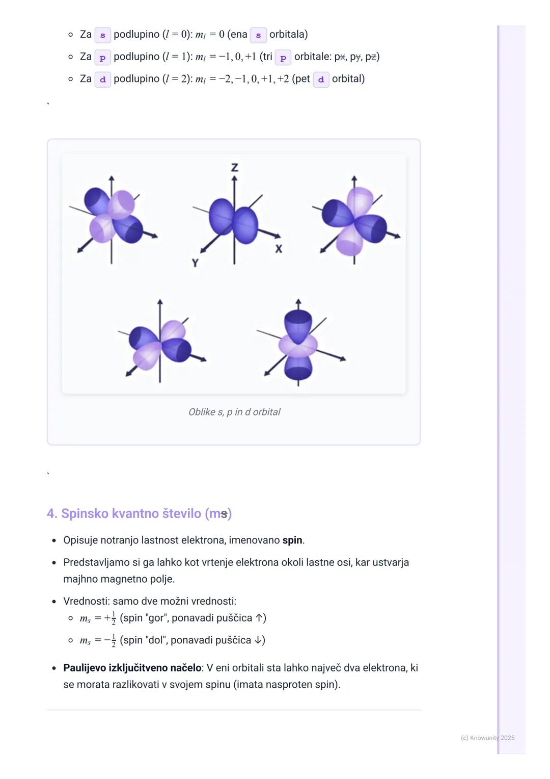 # Elektronska ovojnica in kvantna
števila

Uvod v elektronsko ovojnico

Bohrov model atoma je bil dober začetek, ampak ne pojasni vsega. Opi