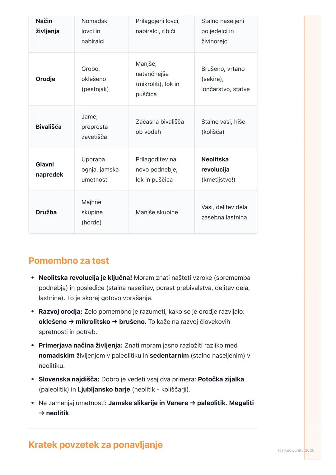 # Kamena doba: Paleolitik,
mezolitik, neolitik

Splošni pregled kamene dobe

Kamena doba je najdaljše obdobje v človeški prazgodovini. Ime j