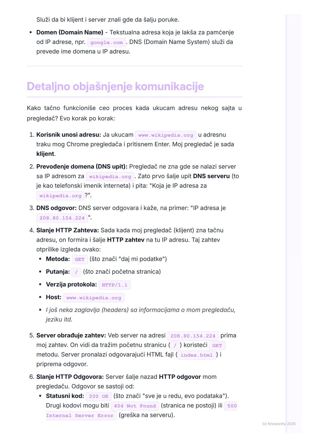 # Uvod u klijent-server
arhitekturu veba

Uvod u klijent-server model

Ovo je osnova celog interneta. Skoro sve što radimo onlajn, od gledan