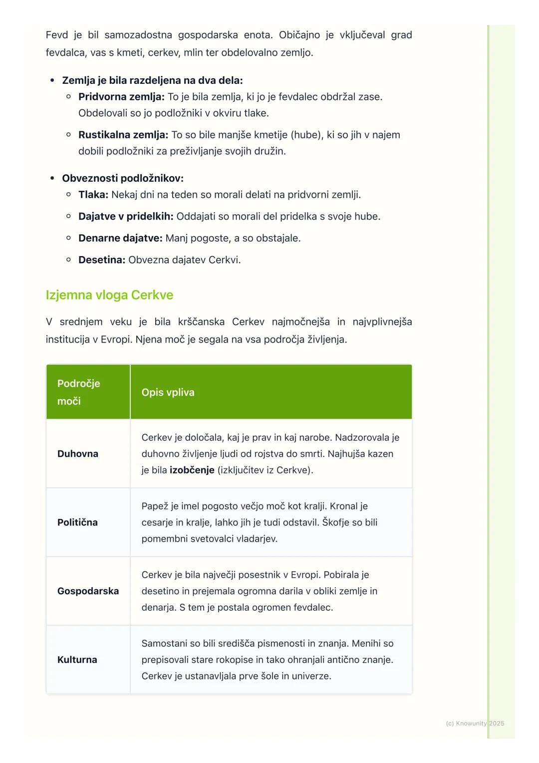 # Fevdalizem in vloga Cerkve

Uvod v fevdalizem

Fevdalizem je bil družbeni, gospodarski in politični sistem, ki je prevladoval v
Evropi v s