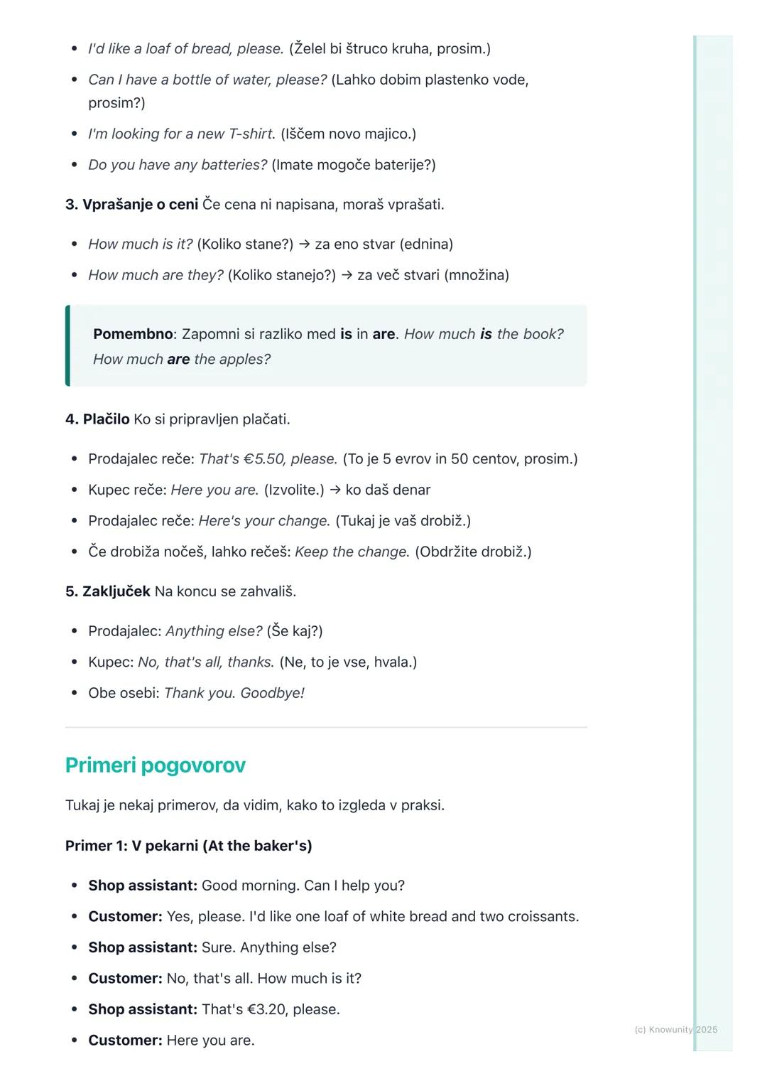 # Nakupovanje in trgovine

Uvod v nakupovanje

To poglavje je pomembno, ker se bomo naučili, kako se pogovarjati v trgovini v
angleščini. To