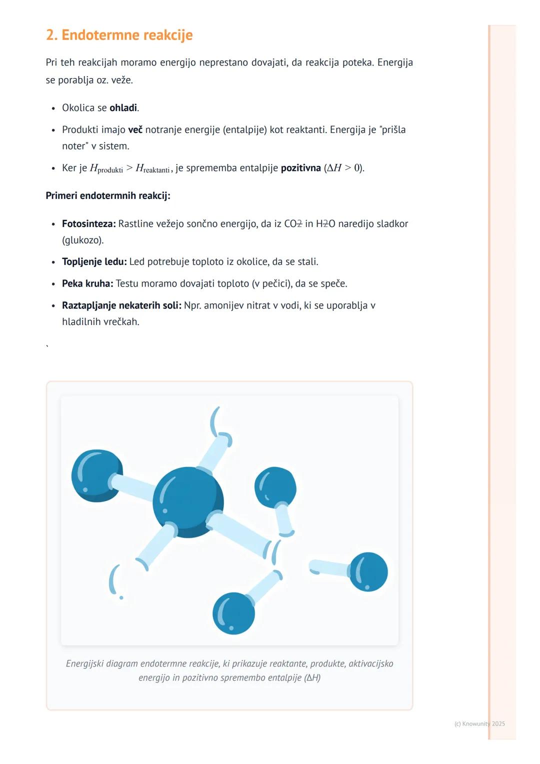 # Energijske spremembe pri
reakcijah

Splošno o energiji pri reakcijah

Vsaka kemijska reakcija je povezana s spremembo energije. Nobena sno
