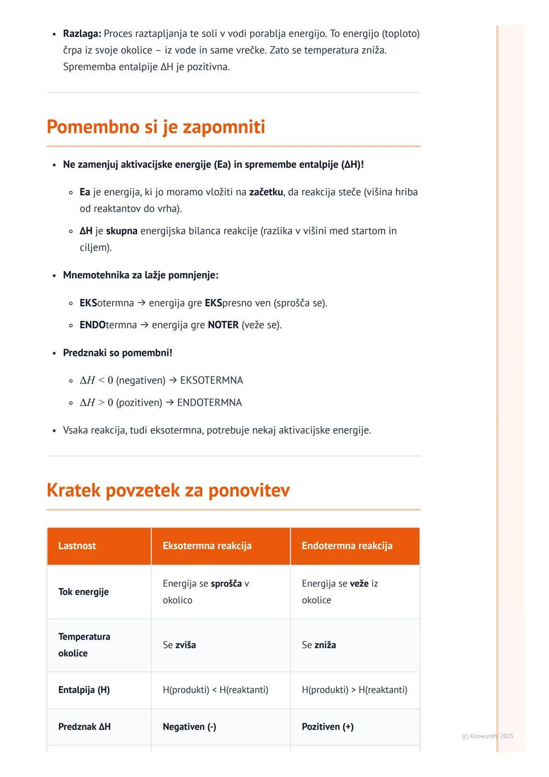 # Energijske spremembe pri
reakcijah

Splošno o energiji pri reakcijah

Vsaka kemijska reakcija je povezana s spremembo energije. Nobena sno