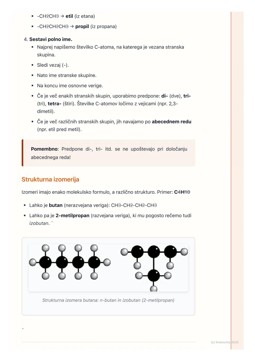 # Ogljikovodiki – Alkani

Splošno o alkanih

Alkani so ogljikovodiki. To pomeni, da so zgrajeni samo iz atomov ogljika (C) in
vodika (H). So