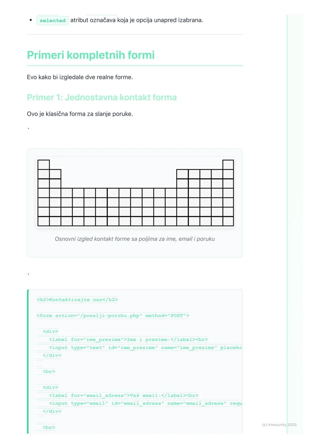 # HTML-forme

Uvod u HTML forme

HTML forme (obrasci) su ključni deo interaktivnih veb stranica. Služe za
prikupljanje podataka od korisnika