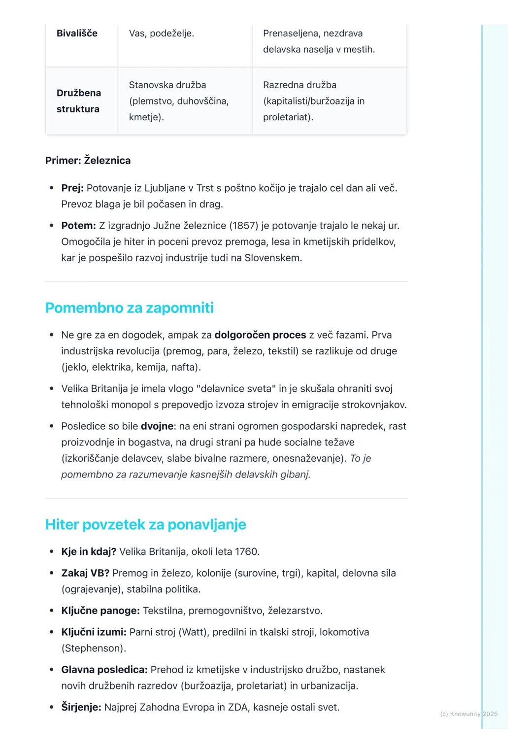 # Začetki in širjenje industrijske
revolucije

## Uvod v industrijsko revolucijo

Industrijska revolucija je obdobje velikih tehnoloških, go