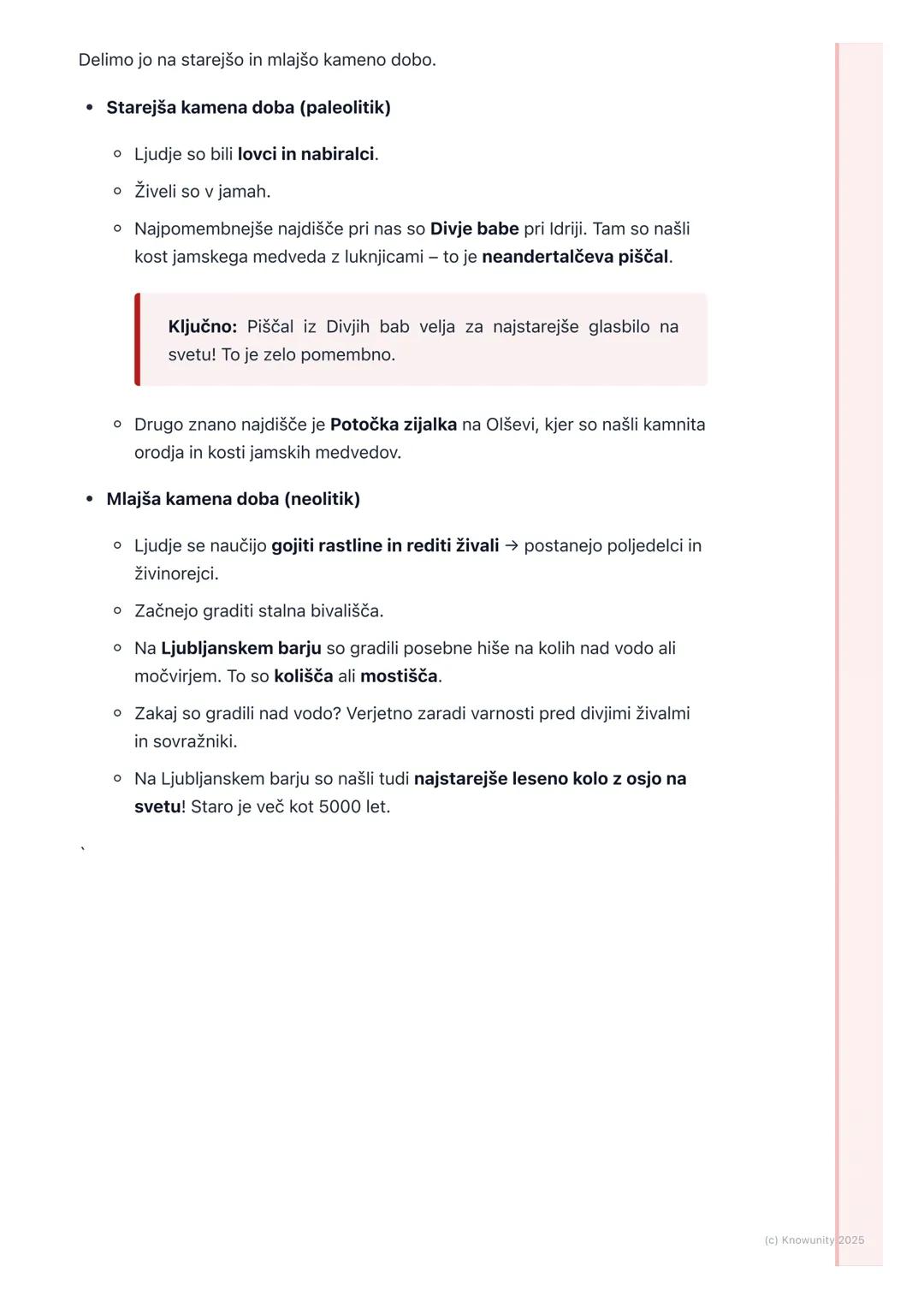 # Prazgodovina na Slovenskem

Uvod v prazgodovino na naših tleh

Prazgodovina je obdobje, ko ljudje še niso poznali pisave. Vse, kar vemo o 