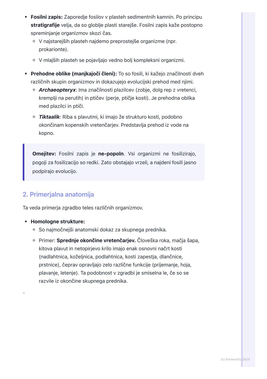 # Dokazi za evolucijo

Uvod v dokaze za evolucijo

Evolucija je osrednja teorija v biologiji, ki pojasnjuje razvoj in raznolikost
življenja 