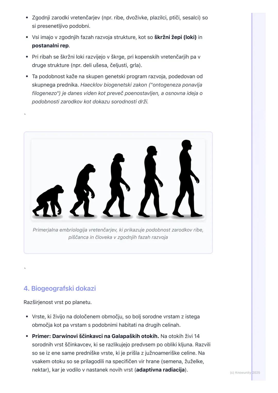 # Dokazi za evolucijo

Uvod v dokaze za evolucijo

Evolucija je osrednja teorija v biologiji, ki pojasnjuje razvoj in raznolikost
življenja 