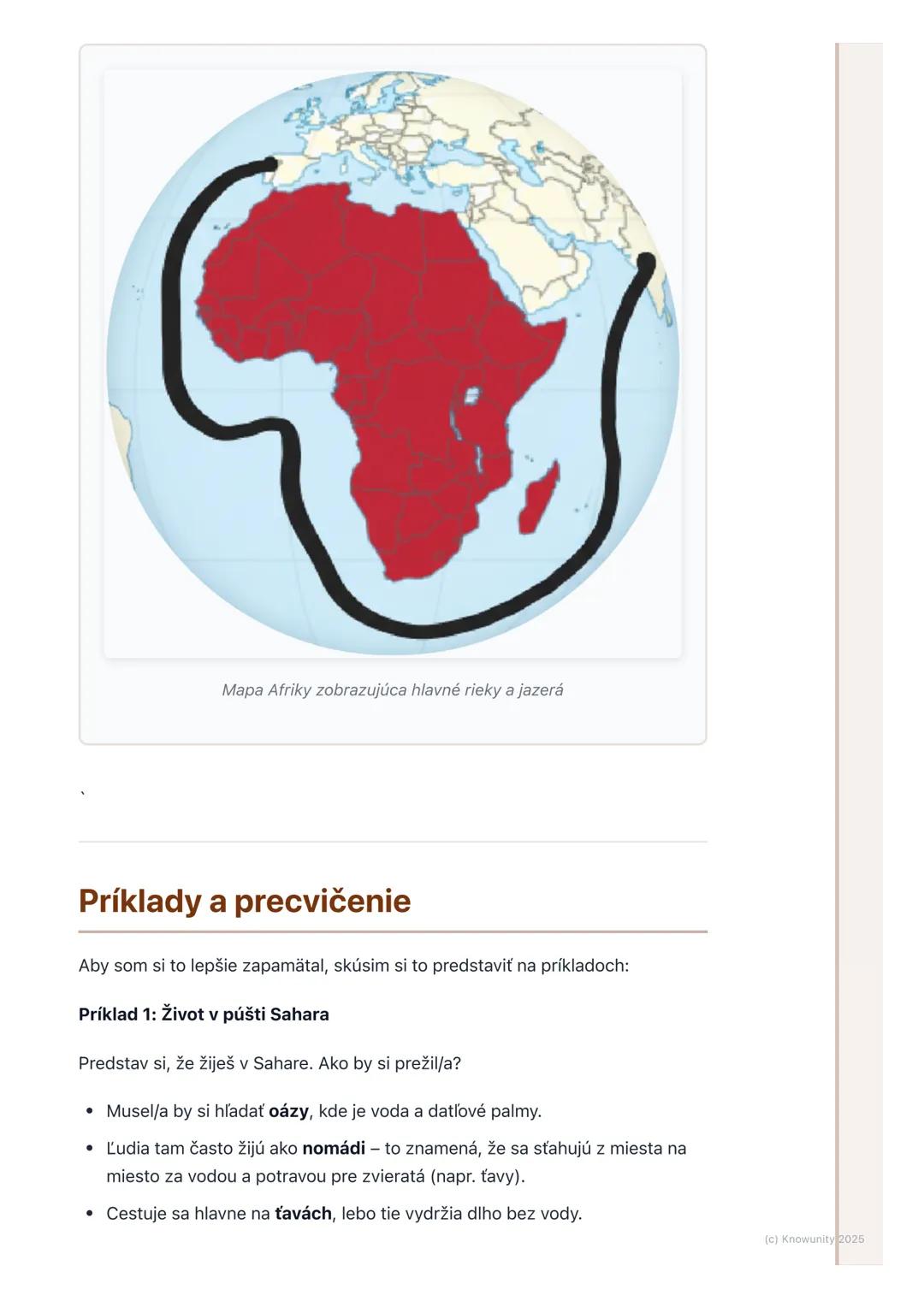 # Podnebie a vodstvo Afriky

Prehľad a úvod

Ahojte! Dnes si ideme zopakovať podnebie a vodstvo Afriky. Je to super
dôležitá téma, lebo Afri