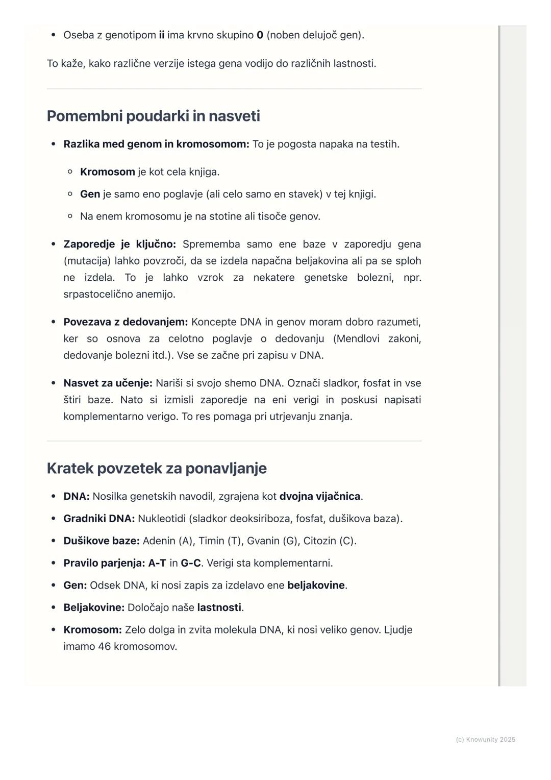 # DNA in geni

Kaj je DNA in zakaj je pomembna?

DNA je kratica za deoksiribonukleinsko kislino. To je molekula, ki se nahaja v
jedru skoraj