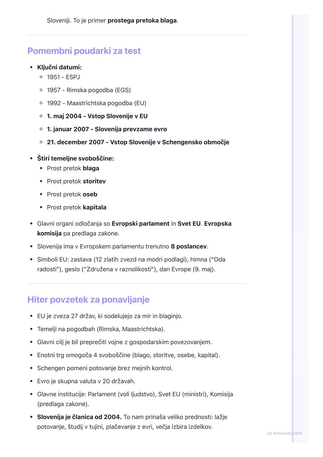 # Evropska unija

Kaj je Evropska unija?

Evropska unija (krajše EU) je gospodarska in politična zveza 27 evropskih
držav. Deluje kot en vel