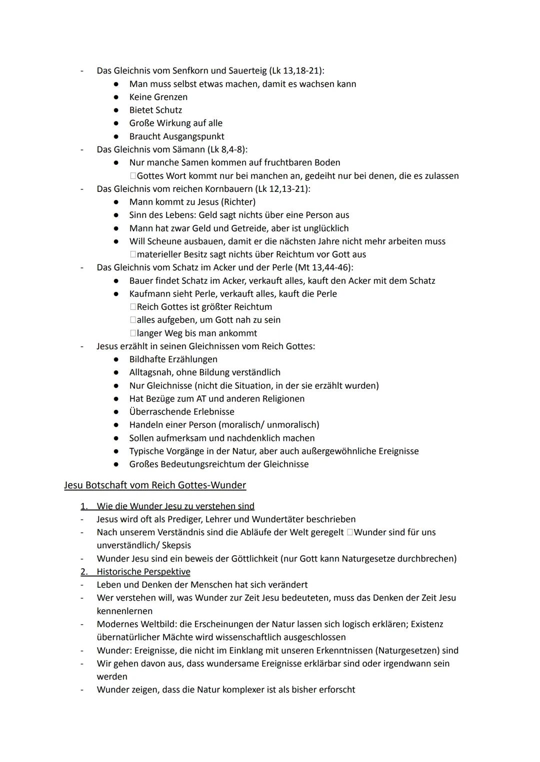 Religion Abiturstoff

Q1: Jesus Christus- das menschgewordene Wort Gottes: Die Reich-Gottes-Botschaft, Die
Auferstehung Jesu (Hoffnung über 