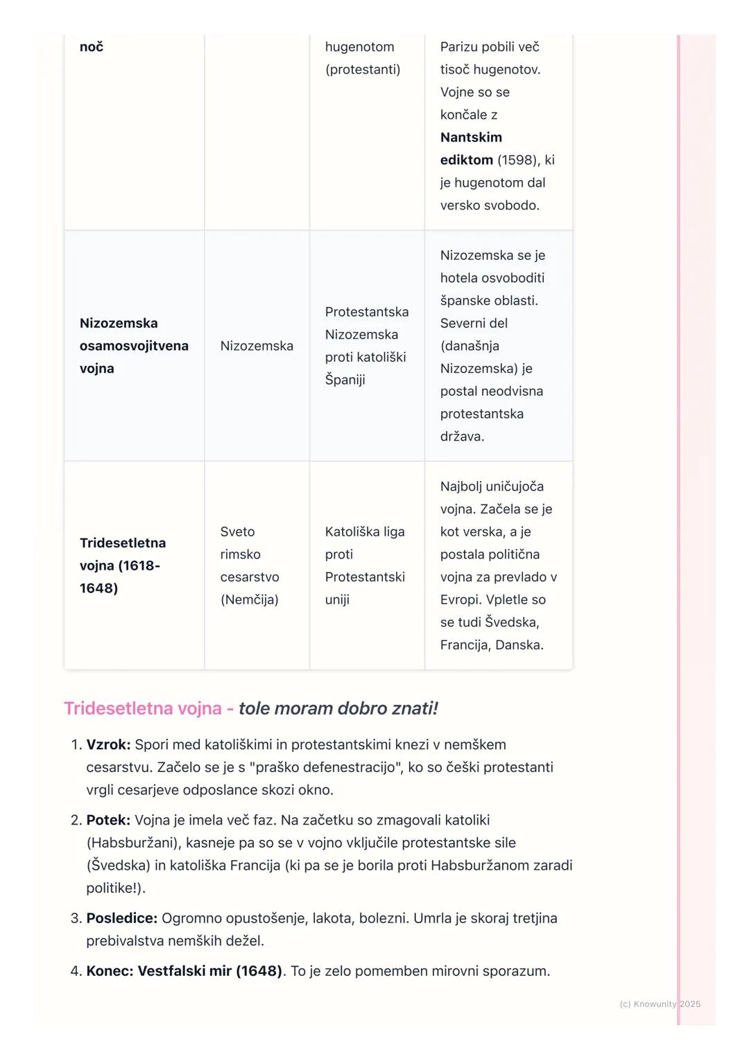 # Protireformacija in verske
vojne

Uvod v protireformacijo

Ko se je razširila reformacija (Luter, Trubar itd.), je Katoliška cerkev izgubi