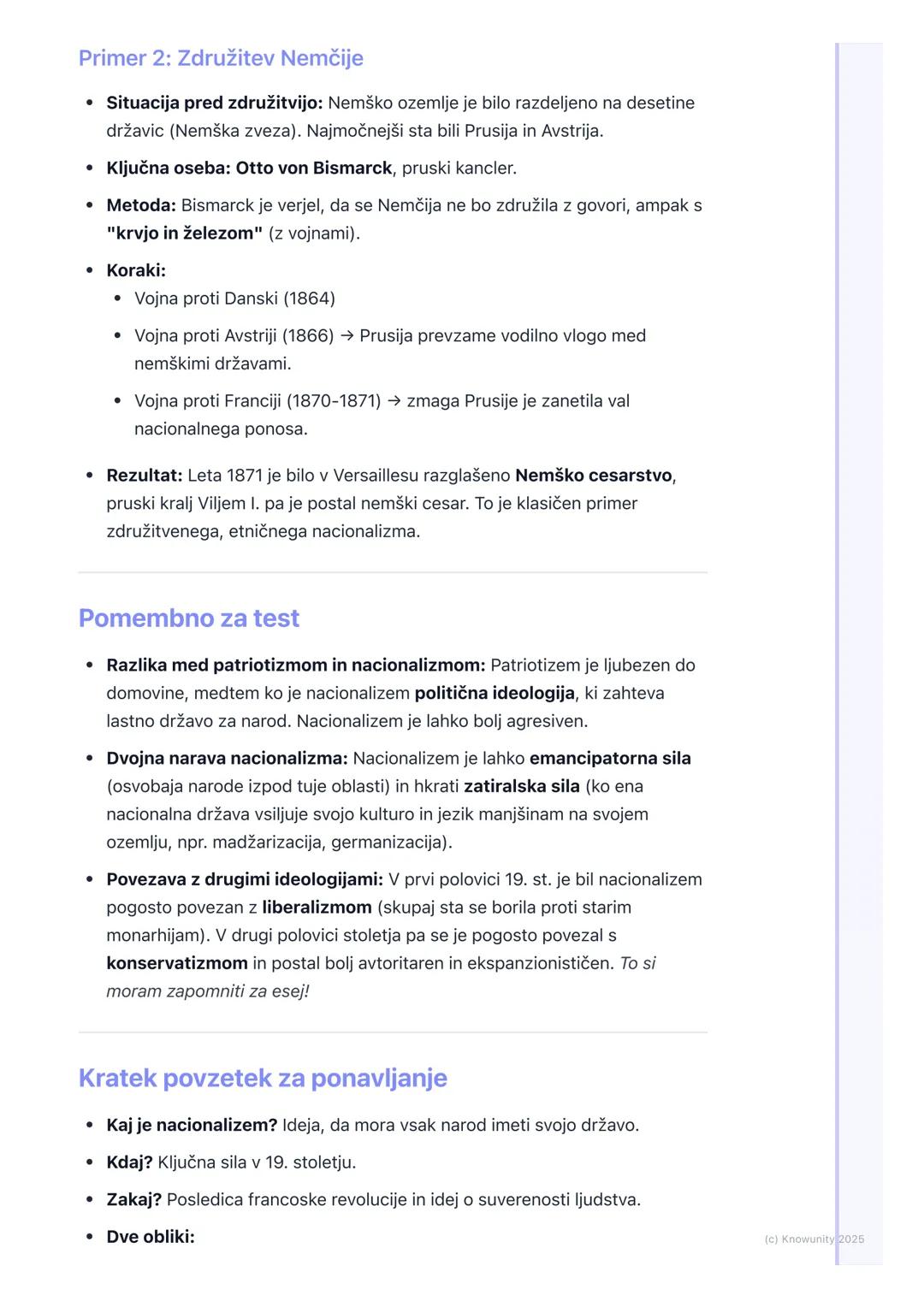 # Nacionalizem kot politična sila
in ideologija

Splošen pregled

Nacionalizem je ena najpomembnejših ideologij in političnih sil 19. stolet