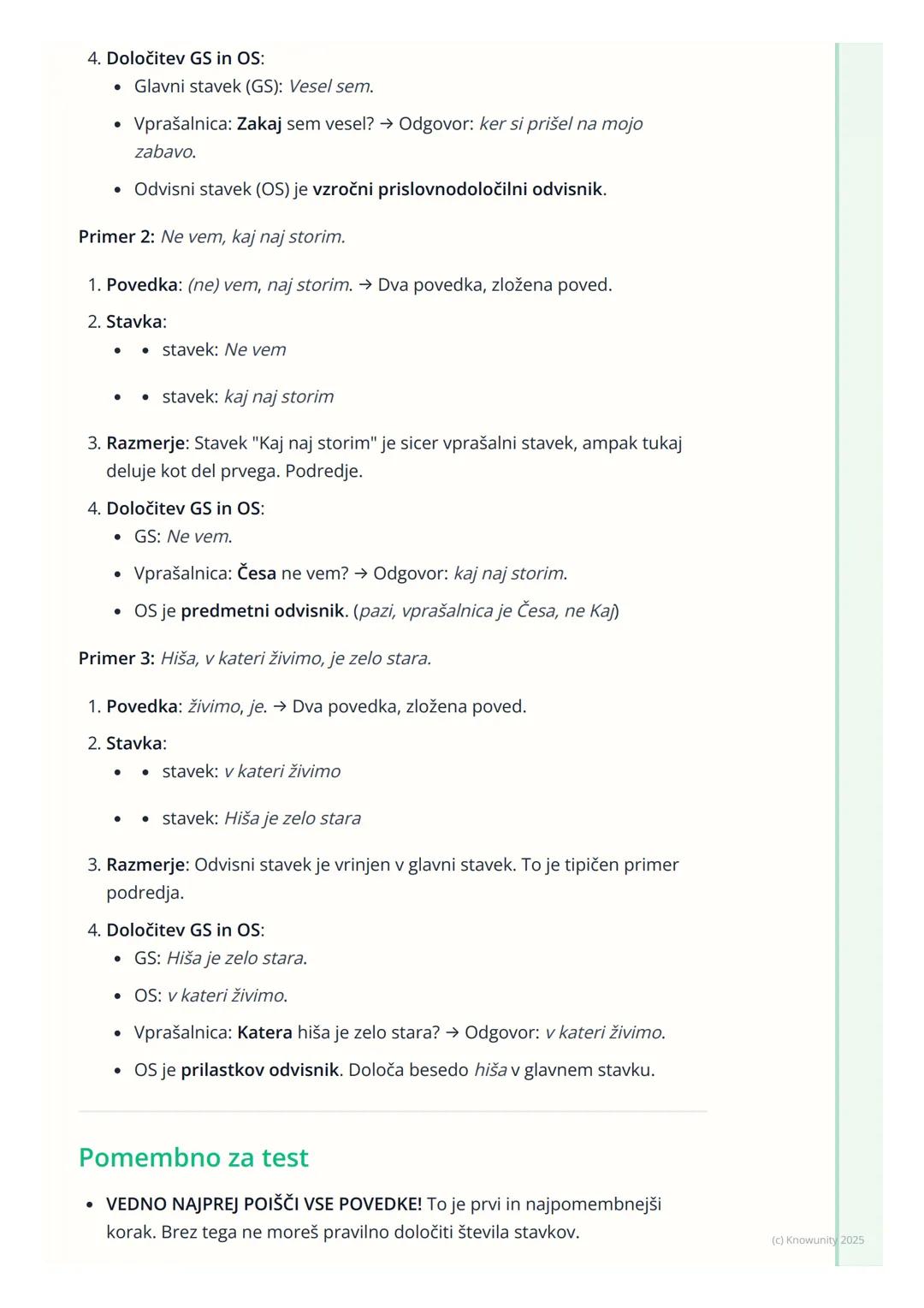 # Skladnja in stavčna analiza

Uvod v skladnjo

Skladnja ali sintaksa je del slovnice, ki se ukvarja s tem, kako se besede
povezujejo v večj