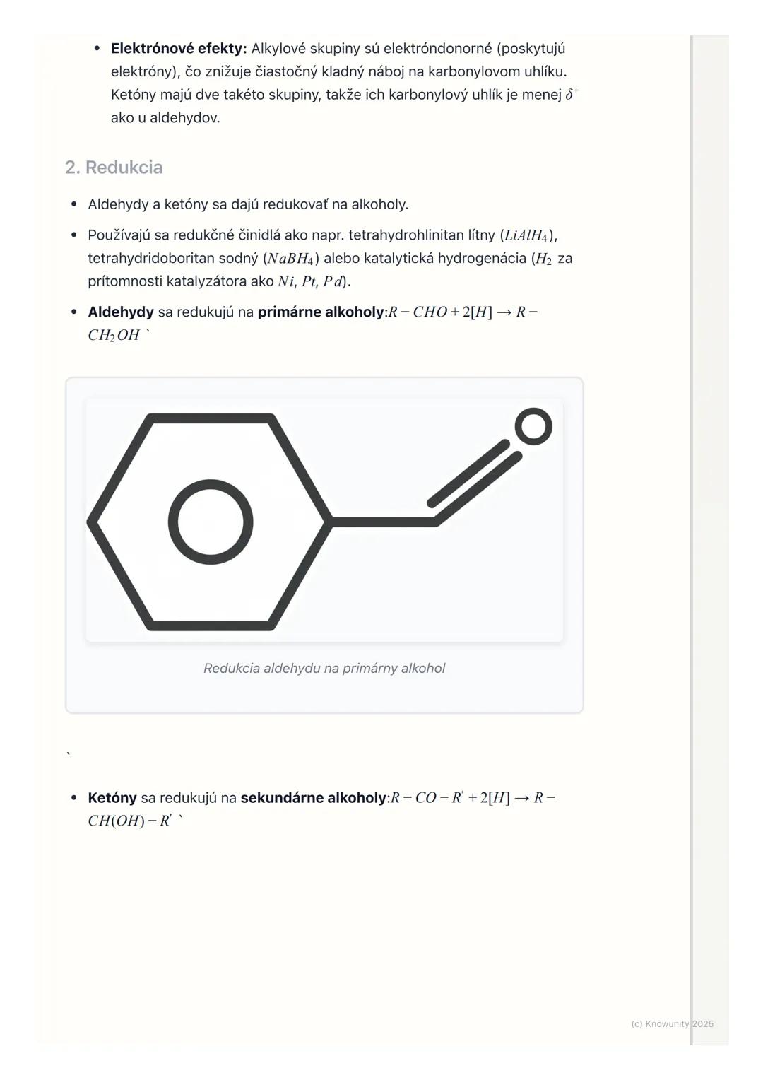 # Aldehydy a ketóny

1. Prehľad a úvod

Aldehydy a ketóny sú dôležité organické zlúčeniny, ktoré patria medzi deriváty
uhľovodíkov s kyslíko
