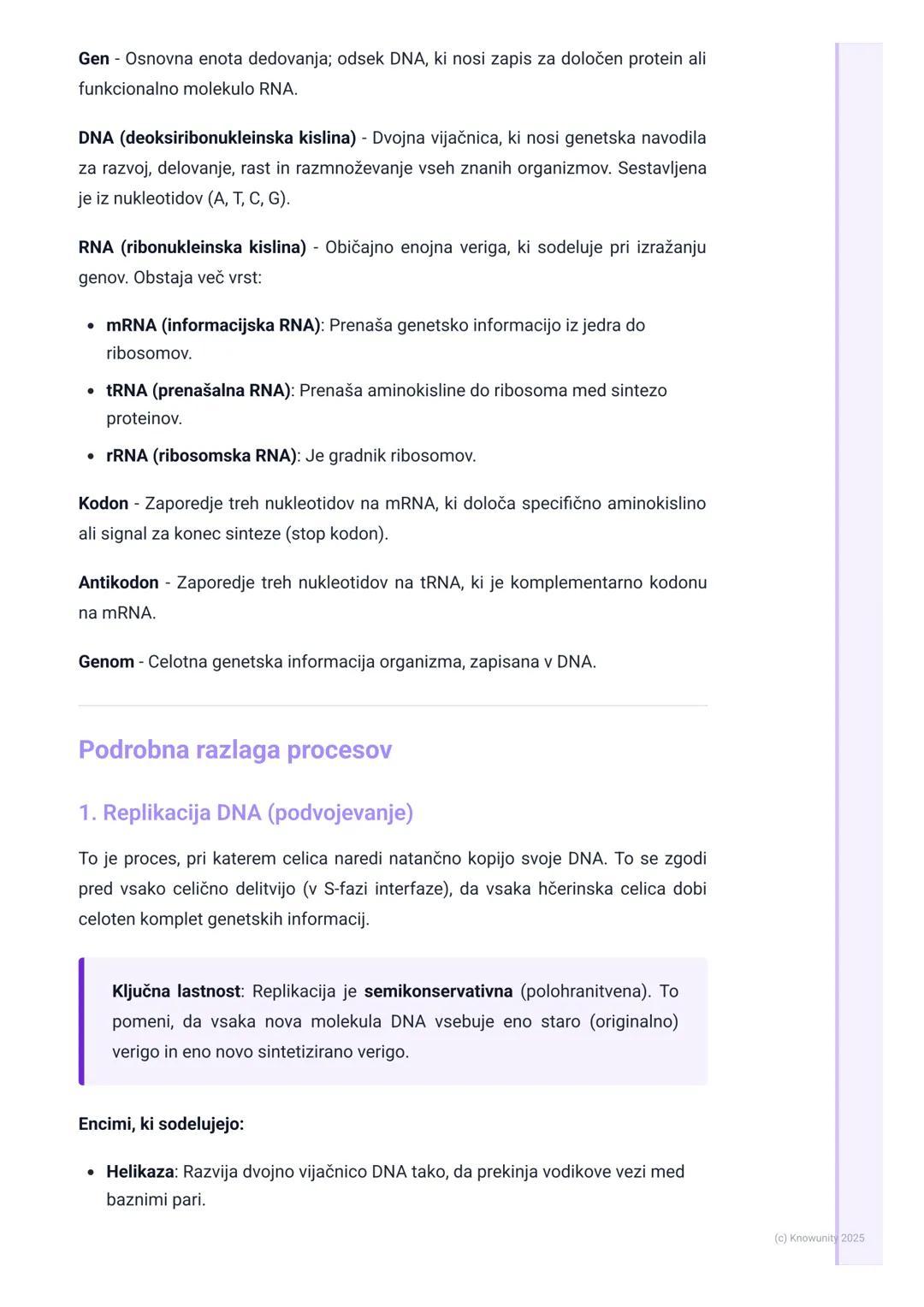 # Potek genskega izražanja

Pregled osrednje dogme molekularne biologije

Osrednja dogma opisuje pretok genetske informacije znotraj biološk