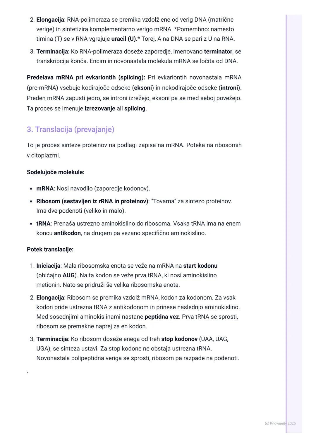 # Potek genskega izražanja

Pregled osrednje dogme molekularne biologije

Osrednja dogma opisuje pretok genetske informacije znotraj biološk
