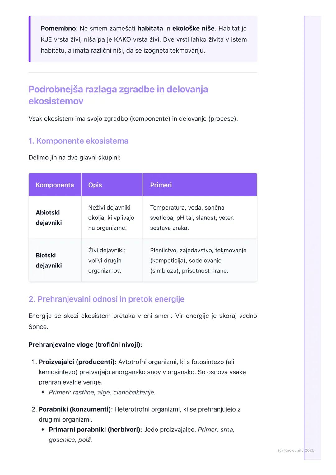 # Ekologija in ekosistemi

Uvod v ekologijo

Ekologija je veda, ki preučuje odnose med živimi bitji (organizmi) ter odnose
med organizmi in 