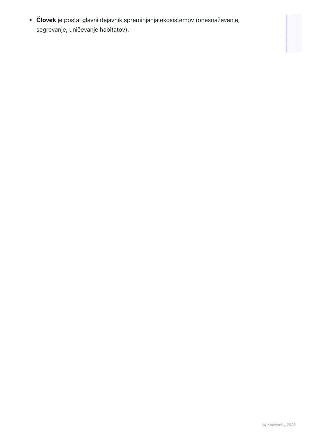 # Ekologija in ekosistemi

Uvod v ekologijo

Ekologija je veda, ki preučuje odnose med živimi bitji (organizmi) ter odnose
med organizmi in 