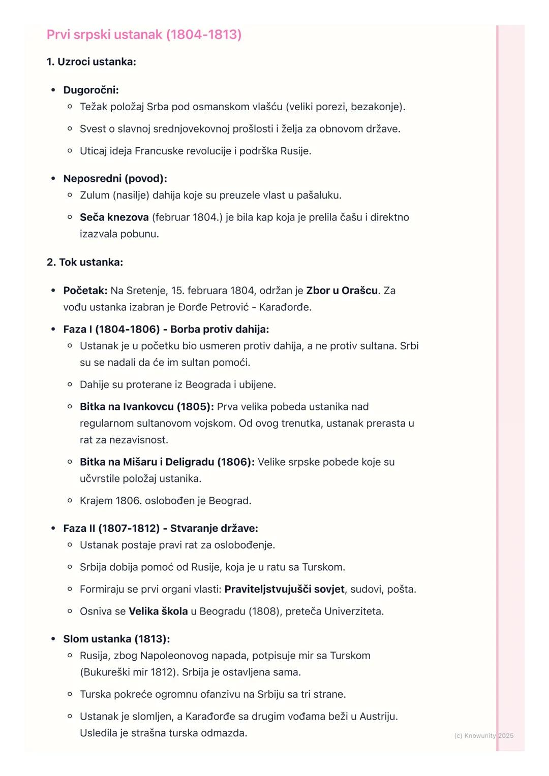 # Srpske revolucije (Prvi i Drugi
srpski ustanak)

Uvod u Srpsku revoluciju

Srpska revolucija je period borbe Srba za oslobođenje od osmans