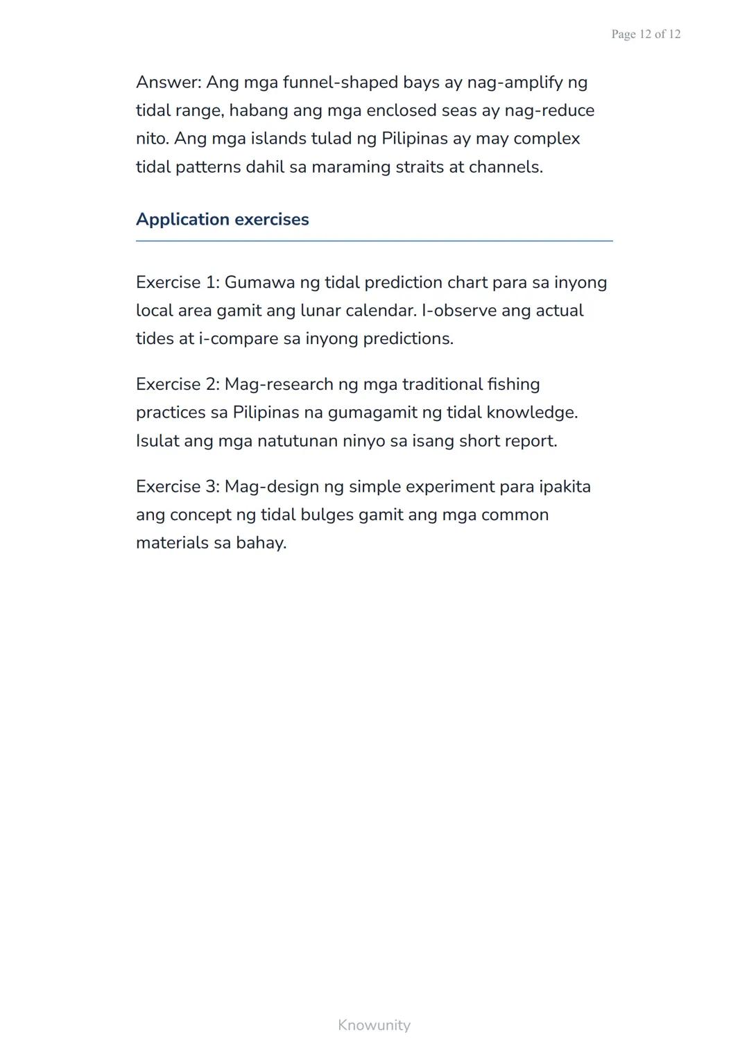 Pag-aaral ng Solar System: Paggalaw ng Buwan at
Epekto sa Tides
Pag-unawa sa paggalaw ng buwan at kung
paano ito nakakaapekto sa tides
Mga L
