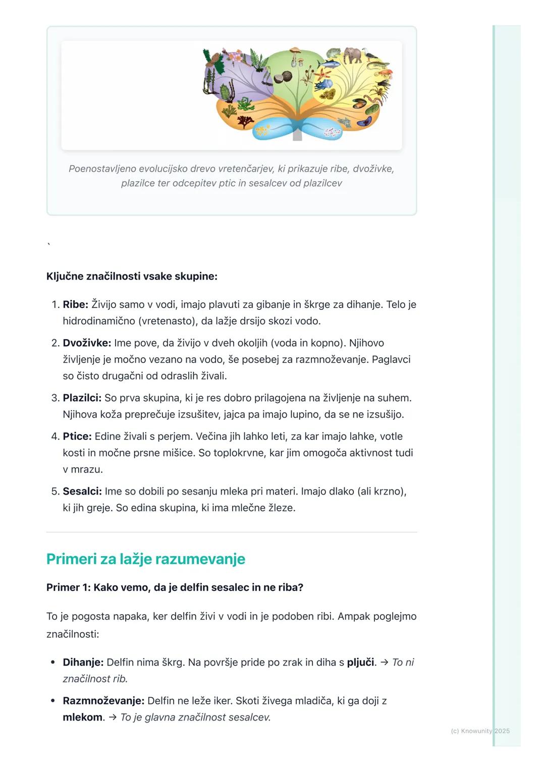 # Vretenčarji – živali s hrbtenico

Kaj so vretenčarji?

Vretenčarji so skupina živali, ki imajo notranje ogrodje iz kosti ali hrustanca.
Na