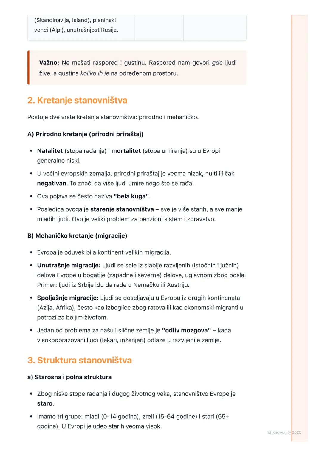 # Stanovništvo Evrope (broj, 
raspored, gustina, kretanje,
struktura)

Stanovništvo Evrope - opšti pregled

Evropa je relativno mali kontine