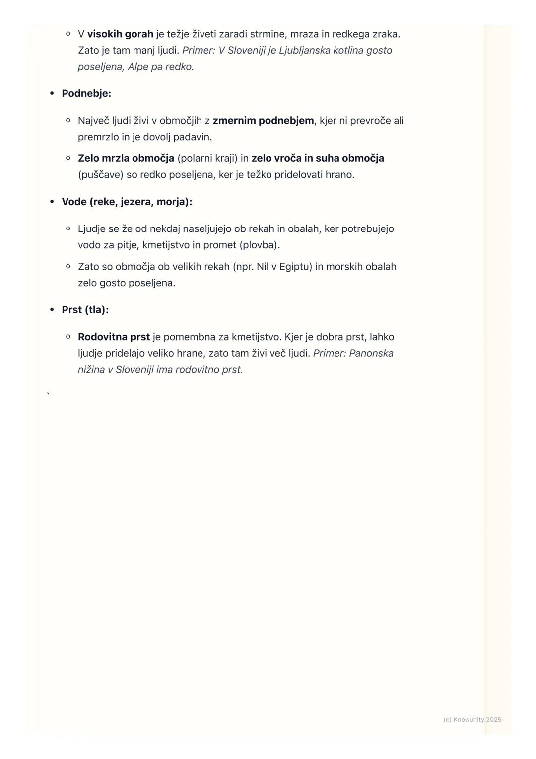 # Razporeditev prebivalstva na
Zemlji

Uvod v razporeditev prebivalstva

Ljudje na Zemlji nismo razporejeni enakomerno. Nekatera območja so 