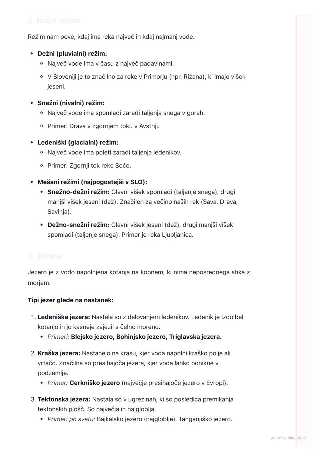 # Celinske vode

Uvod v celinske vode

Celinske vode so vse vode, ki se nahajajo na kopnem. Čeprav predstavljajo le
majhen del vse vode na Z